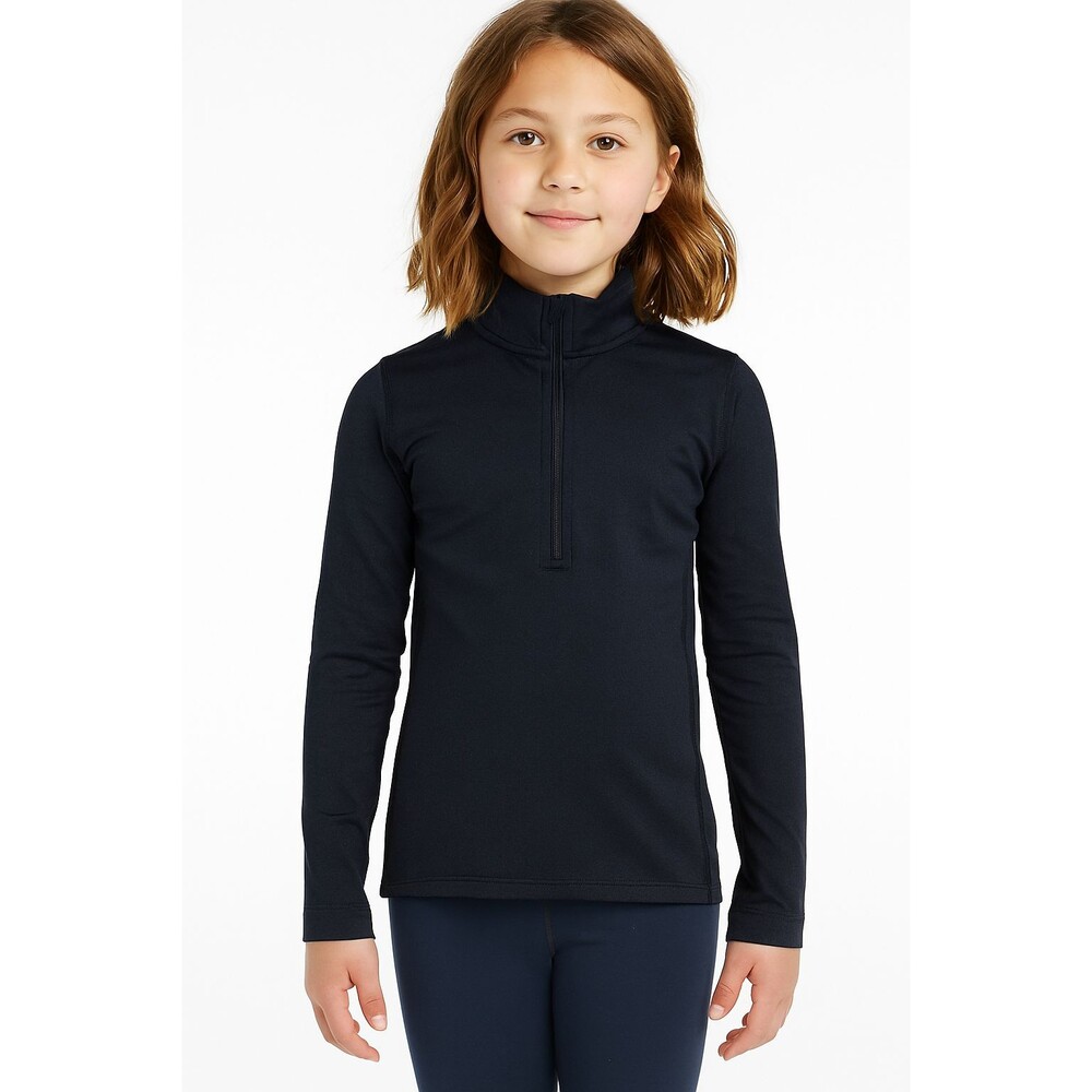 Nike Dri-FIT Quarter Zip Pullover Kid’s Small Black Long Sleeve Athletic Top